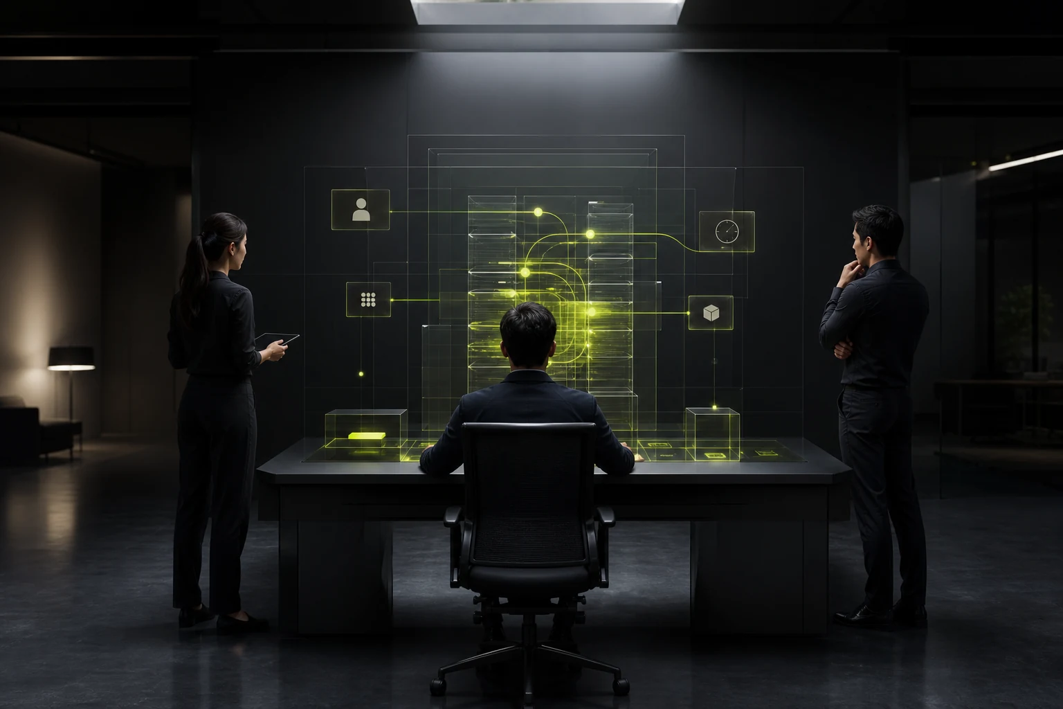 审计日志要能回答“谁、什么时候、让 AI 做了什么”的视觉化说明