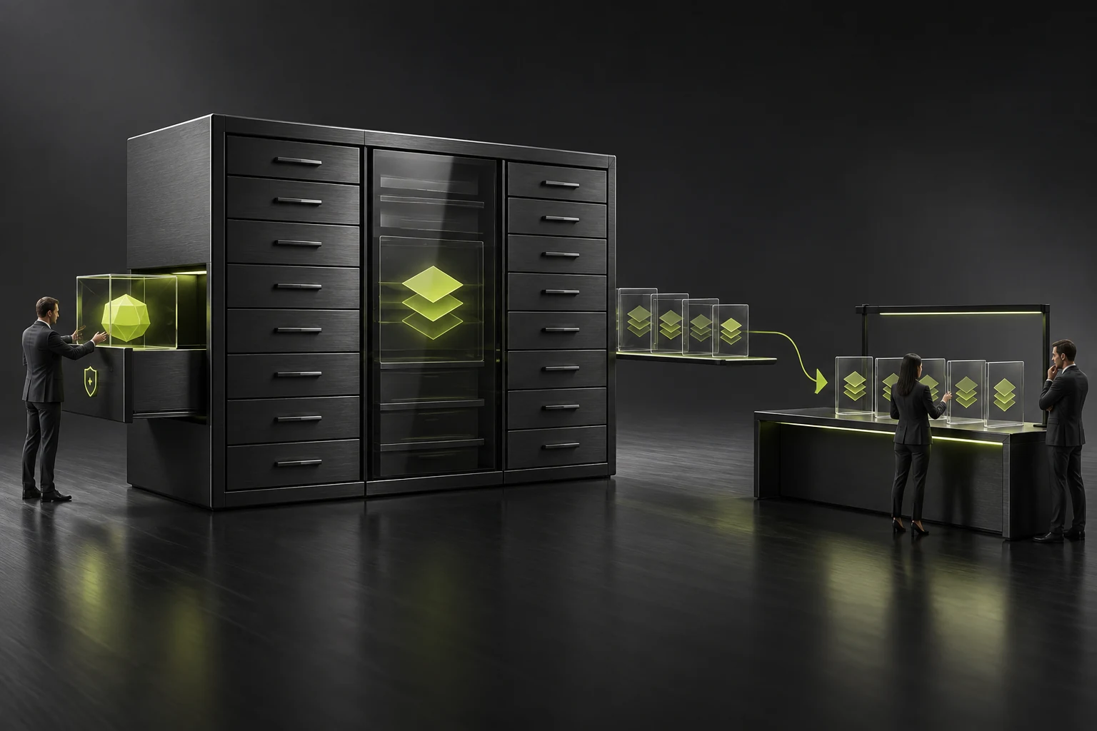 A miniature scene separately archiving special applications and reviewing recurring exceptions for rule updates