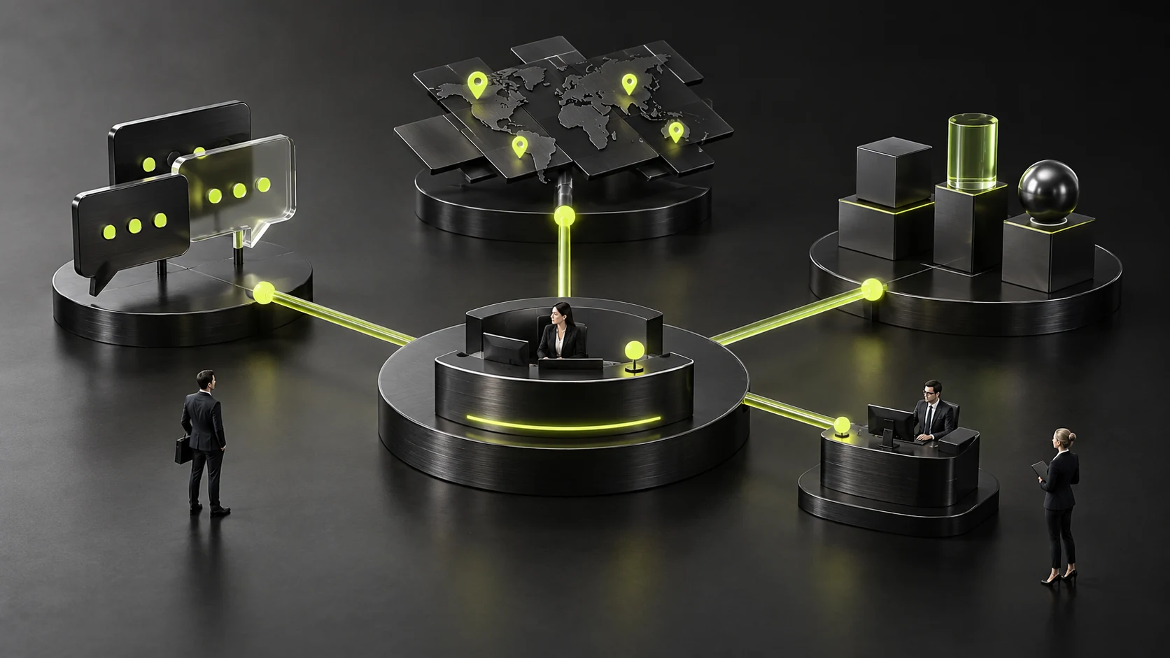 Miniature inquiry center combining language, region, and product information into primary-owner rules