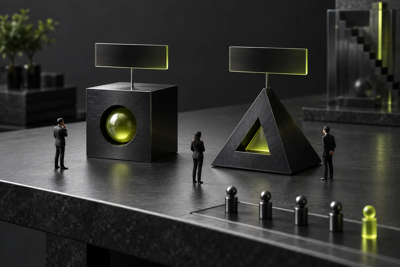 A miniature scene identifying same-name objects separately from temporary row positions