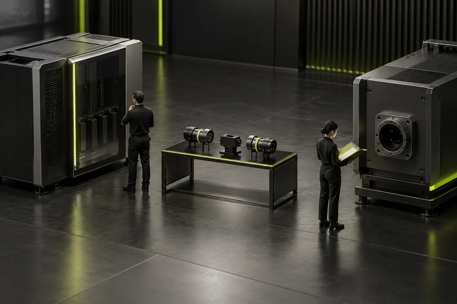 Connection conditions between the main machine and external equipment await checking