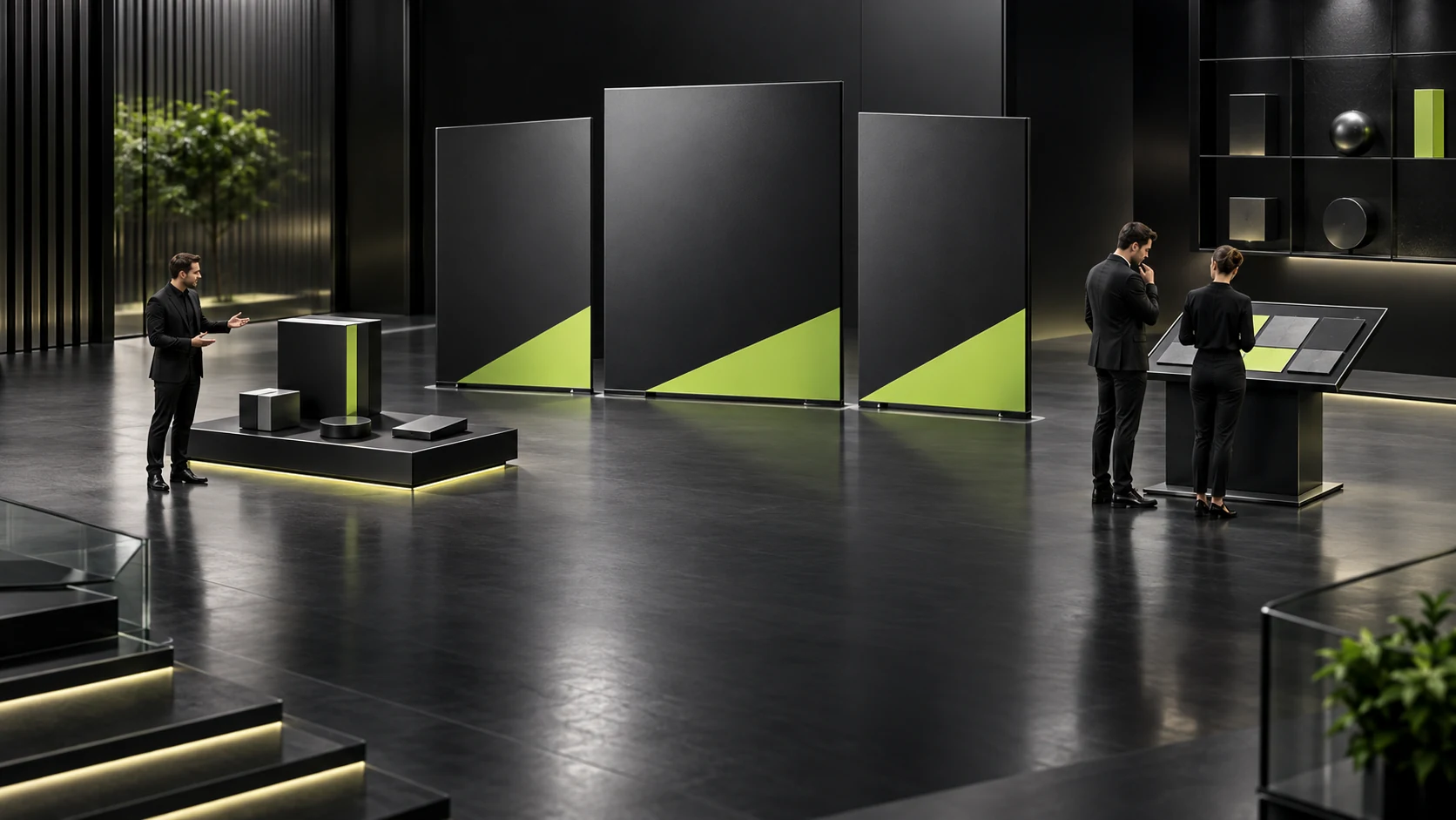 Miniature scene turning verbally explained sales materials into independently readable content