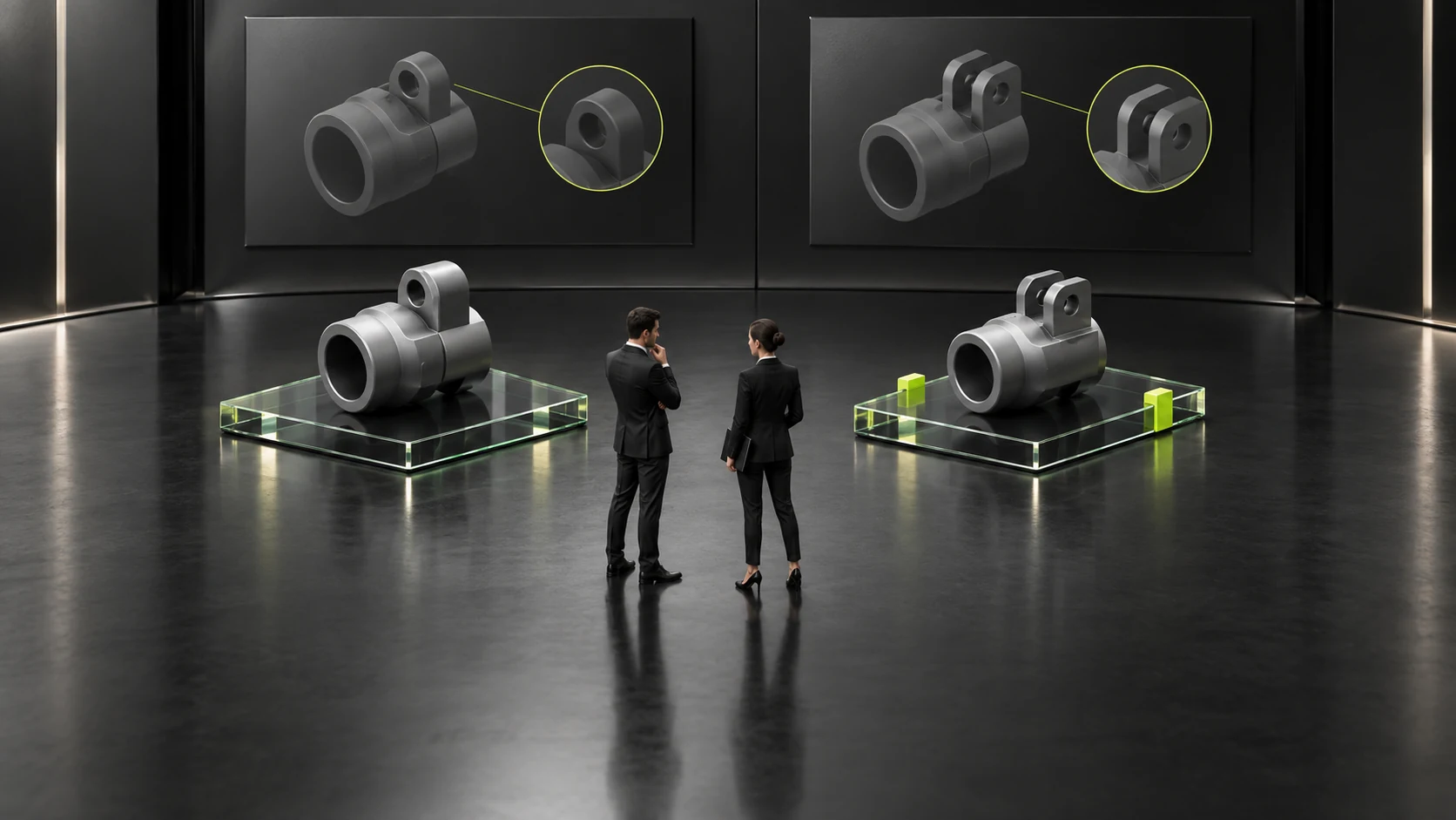 Miniature scene retaining primary-choice and candidate context in a multi-product inquiry