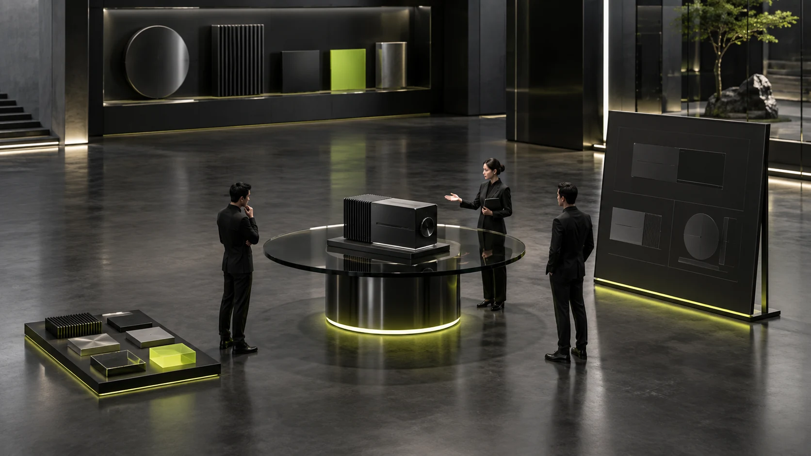 A conceptual scene of a technical discussion about the same object and different questions