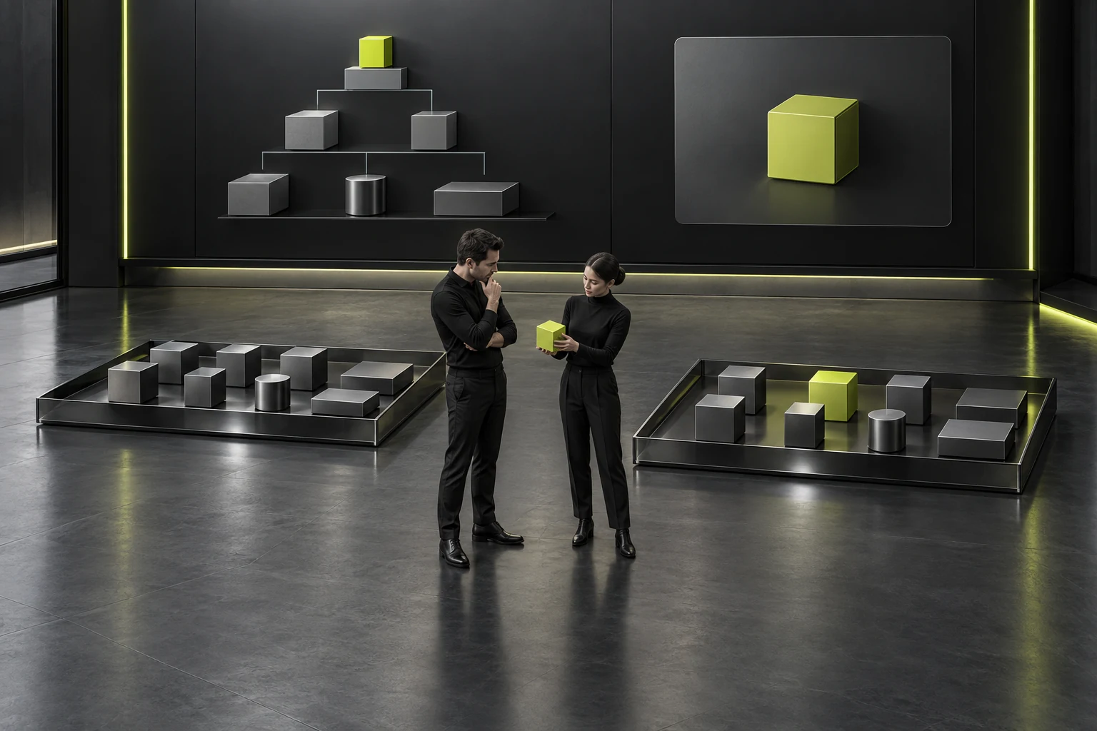 Use established relationships to decide the hierarchy for a new product