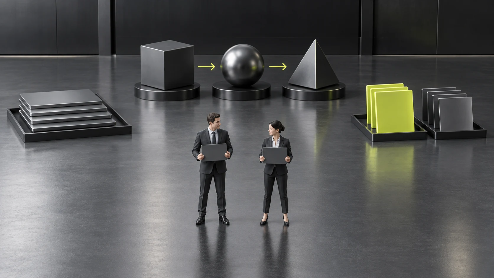 A staff member selects information from company records that is relevant to readers’ decisions