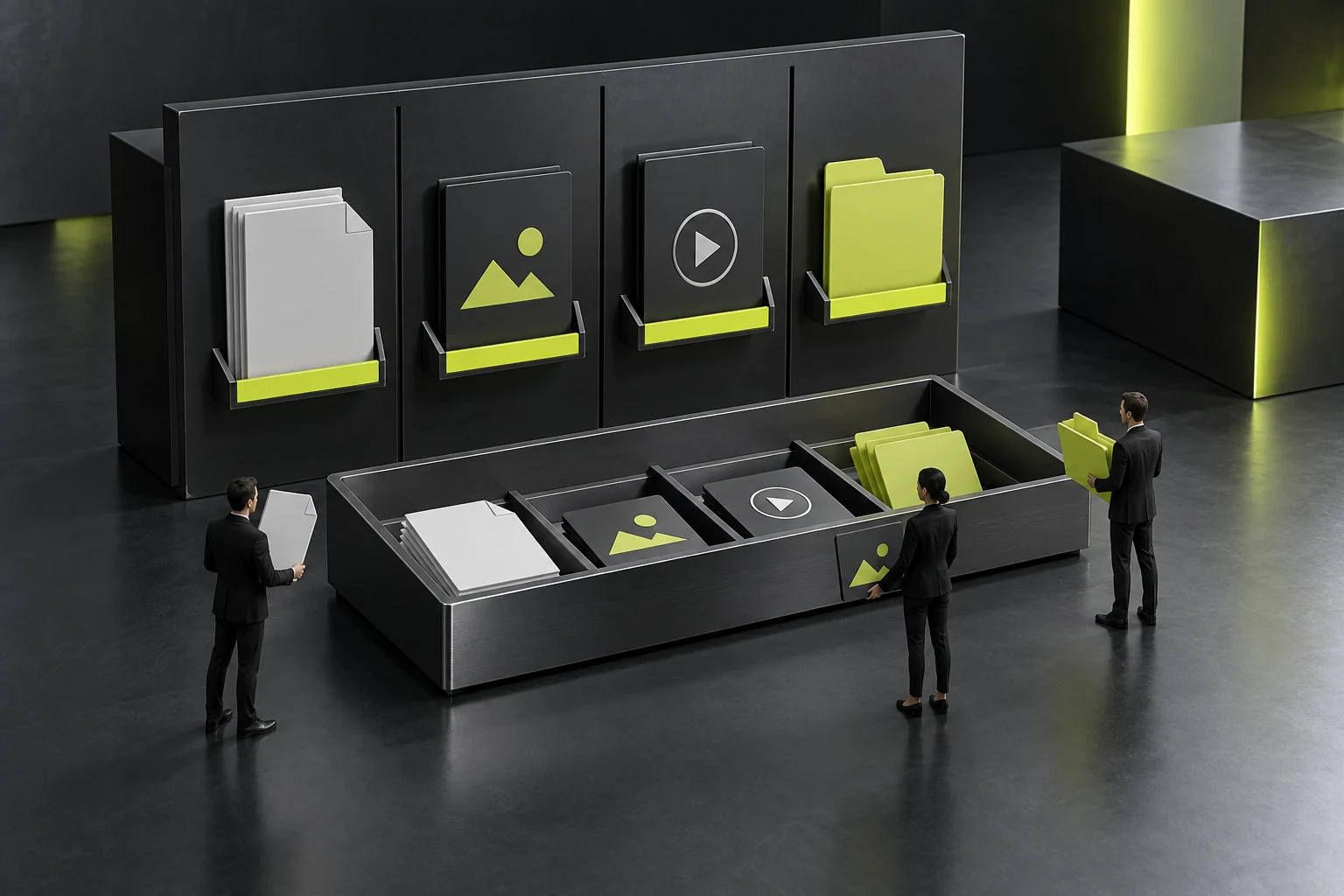 A complete material handover reduces repeated questions