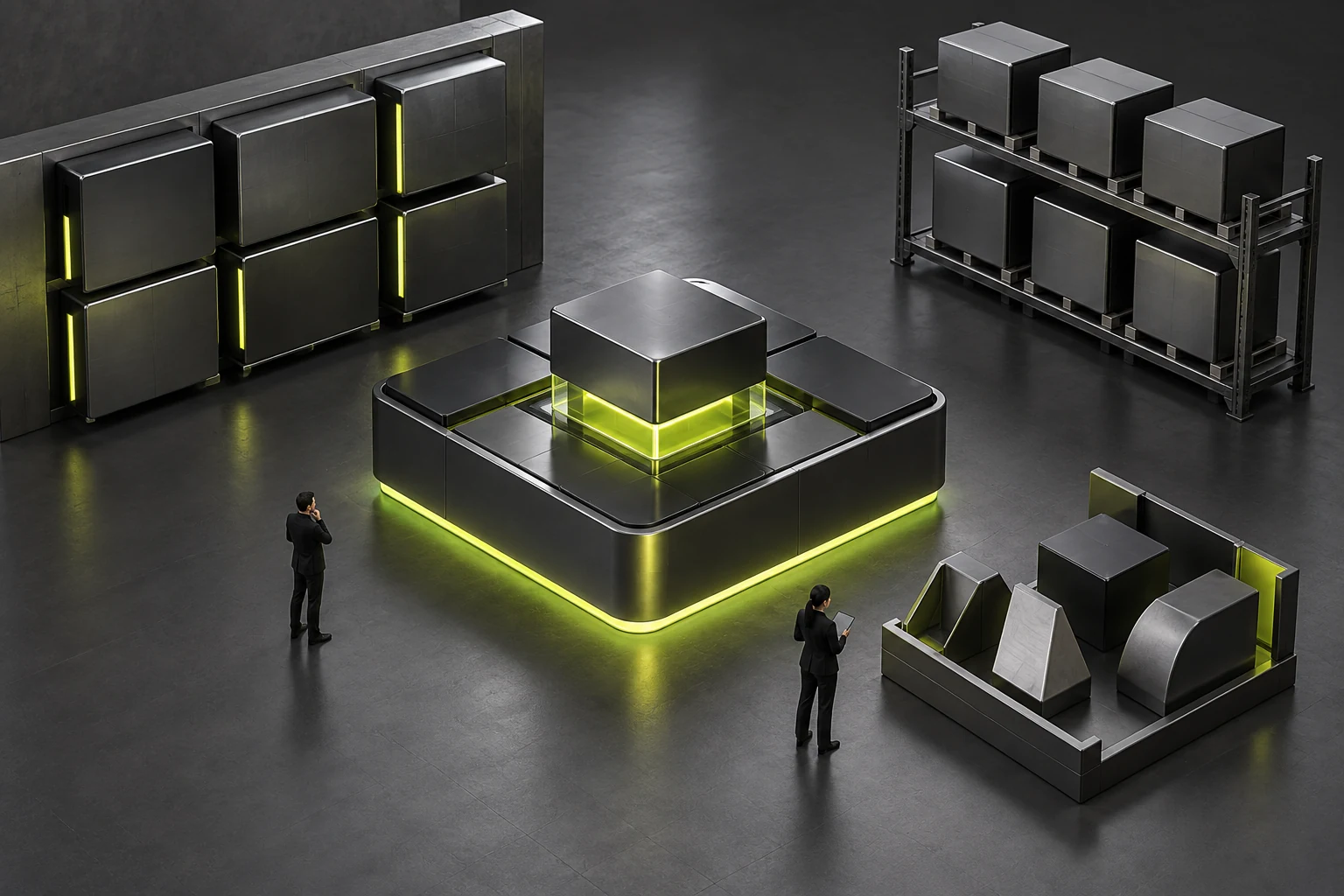 Required modules are installed, deferred modules enter storage, and unconfirmed dependencies wait on an assessment platform.
