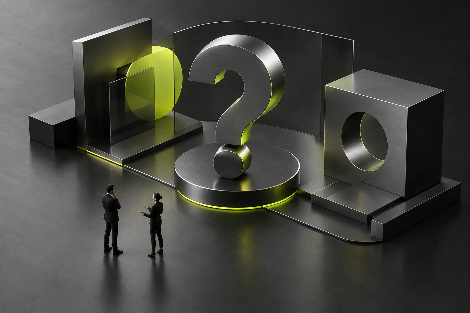A question model sits with product background, suitability conditions and information gaps to preserve inquiry context.