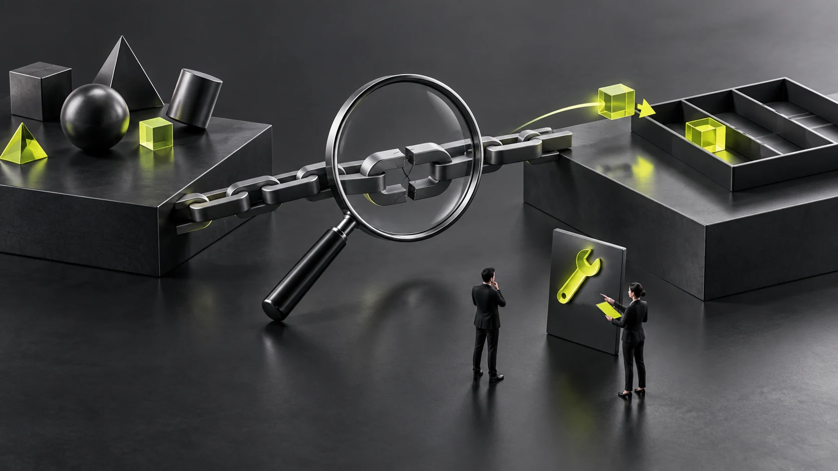 Inspection findings enter executable repair tasks after evidence checks.