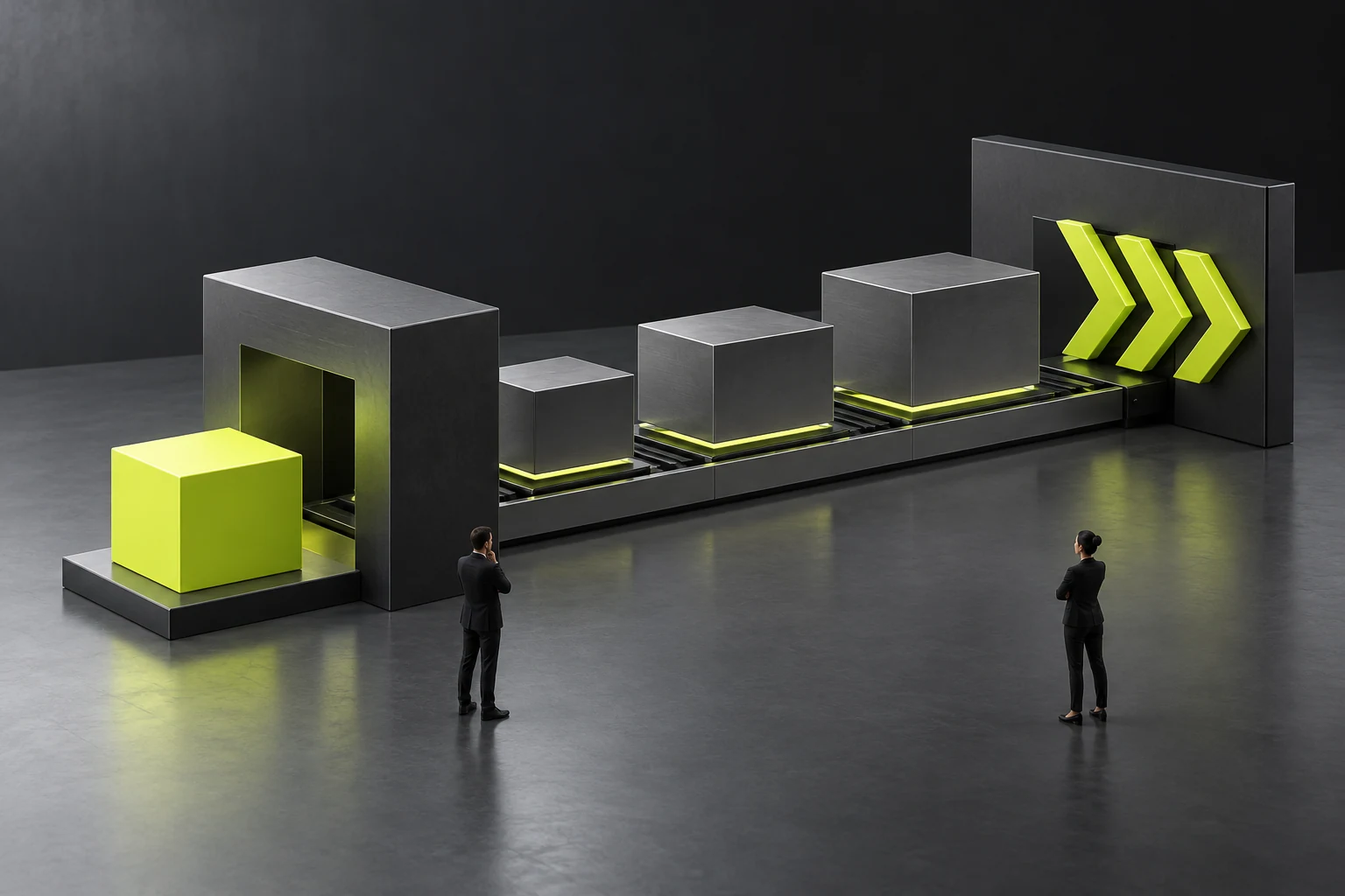 Three related but independent objects distinguish logo assets, VI rules and strategy judgments.