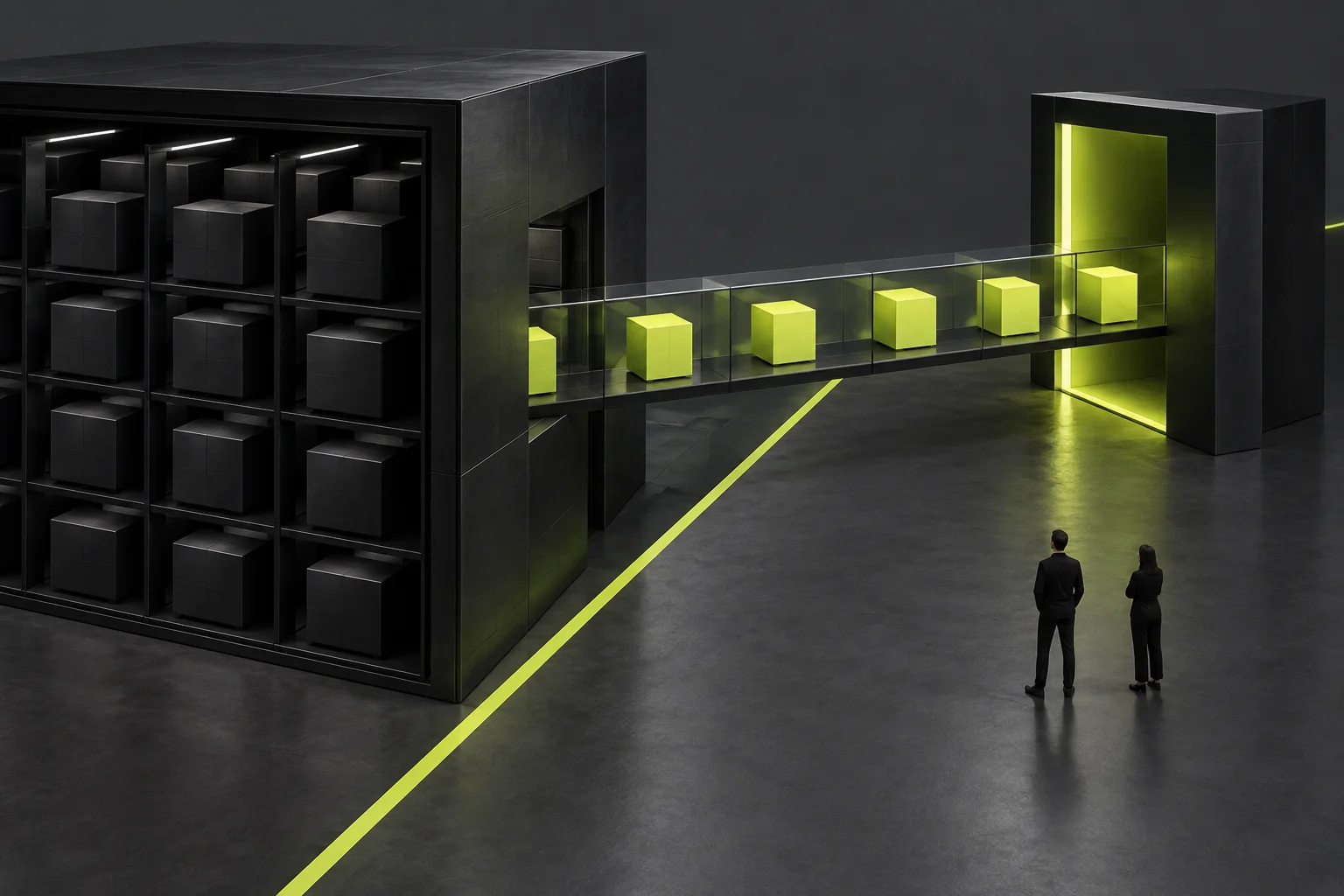 Conceptual diagram of the boundary between historical archives and new inquiries received after cutover
