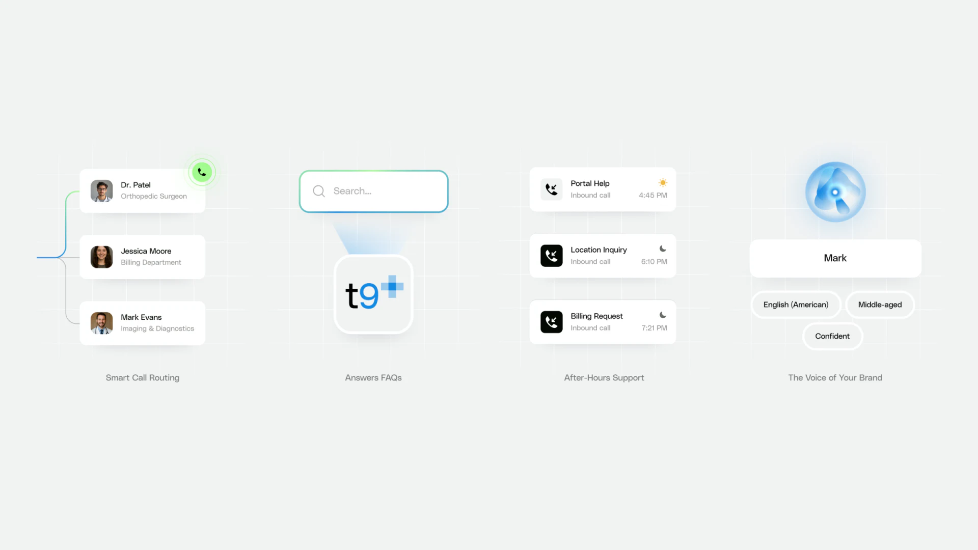 Transform9分流人物卡、搜索问答、三张来电卡及Mark声音标签