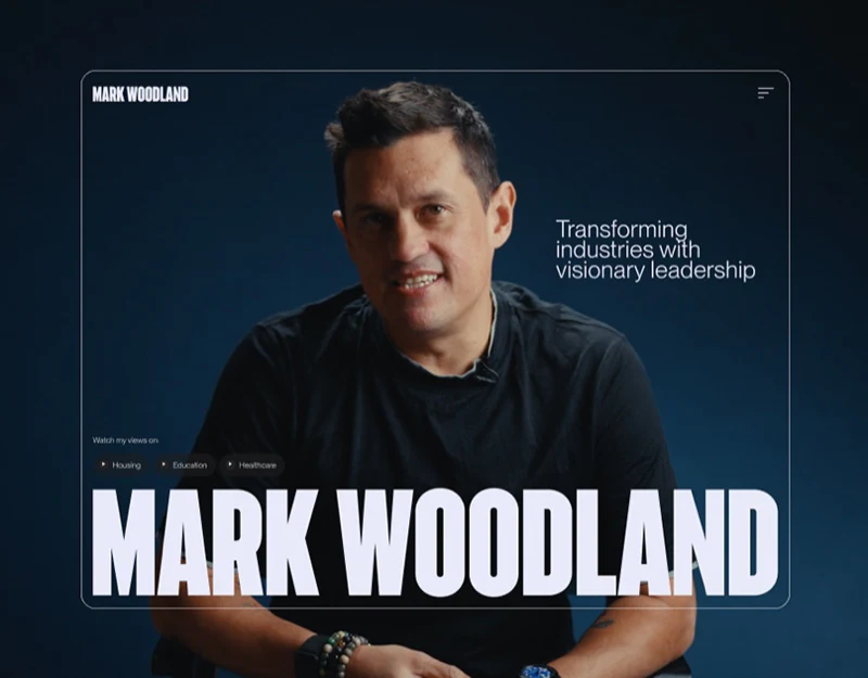 Personal Brand Website Design: Topics Connect Content design preview