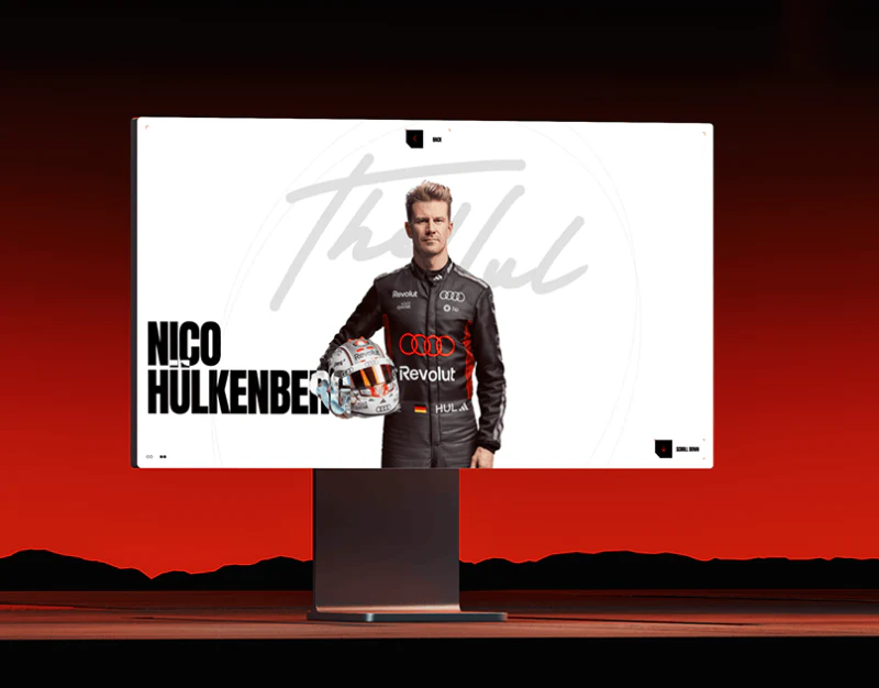 Racing Website Design: People and Technology Routes design preview