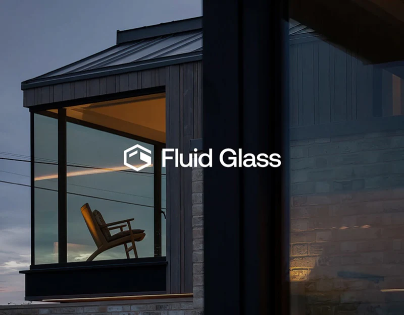 Architectural Glass Website Design: Fluid Glass Scenes design preview