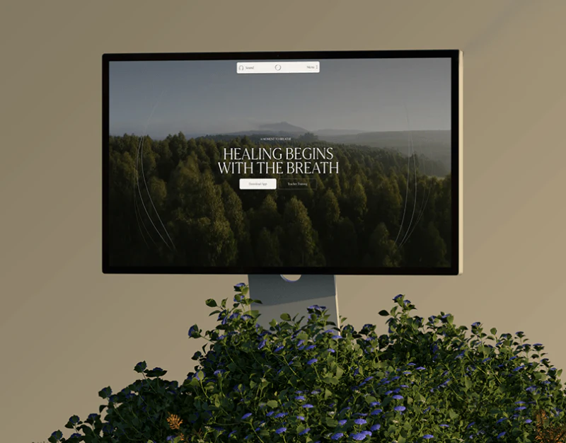 Breathwork Course Website Design: Compare Levels and Plans design preview