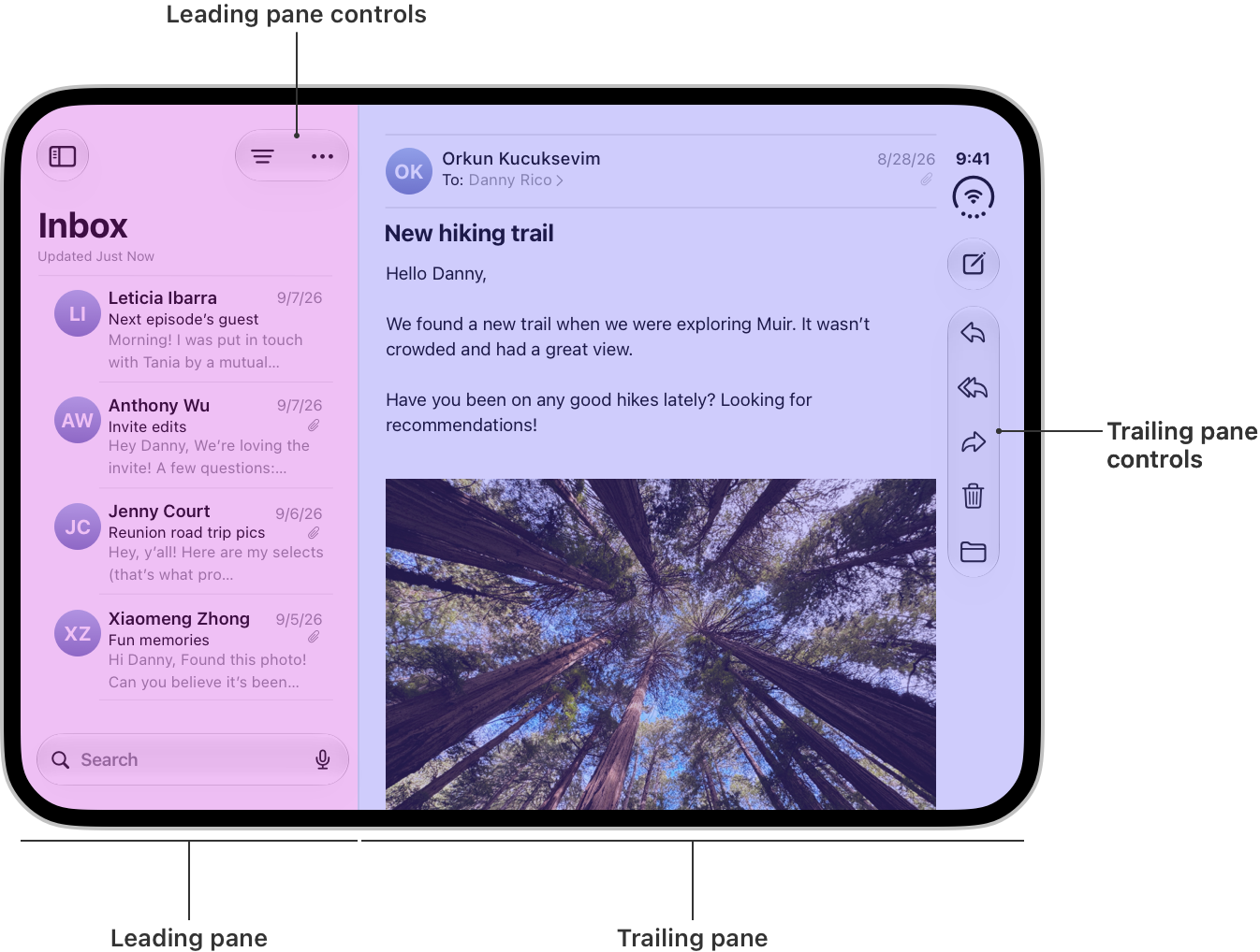 iPhone Duo 分栏界面的就近操作设计