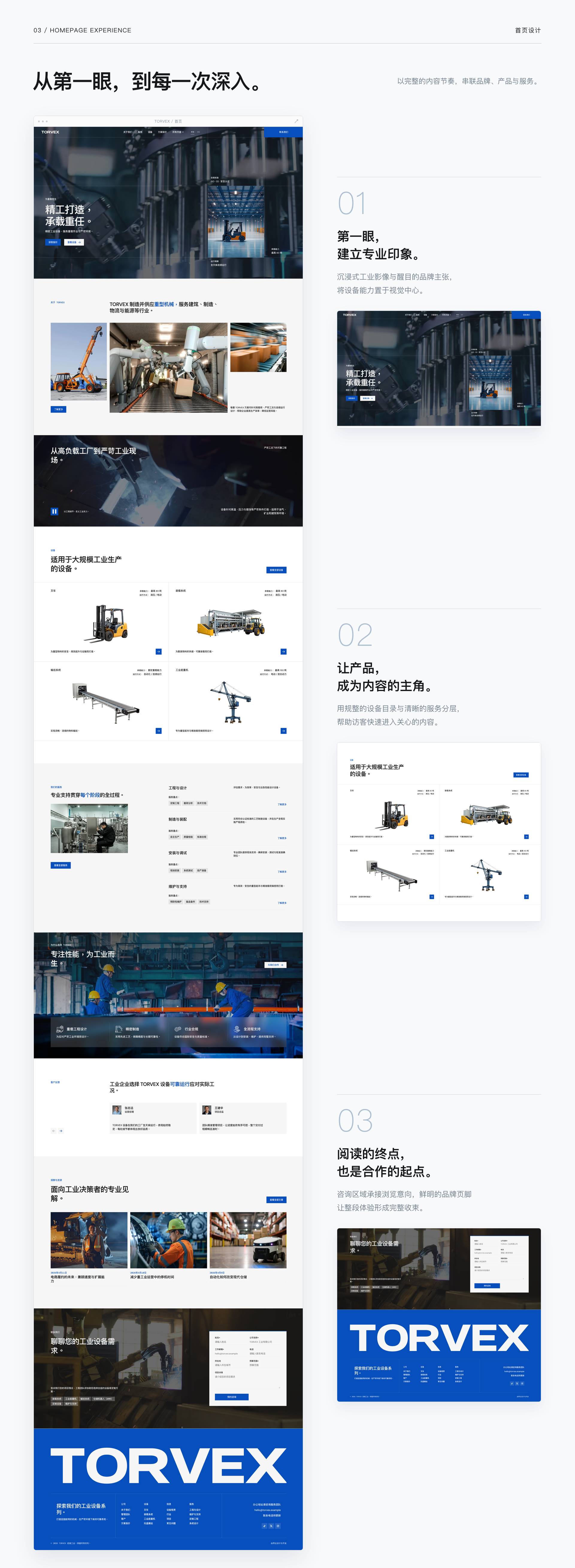 TORVEX 拓维工业企业官网设计