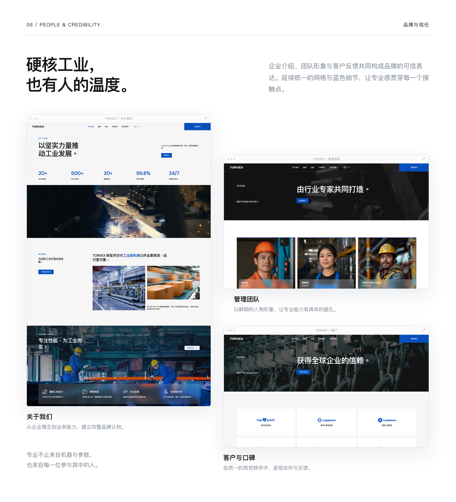 TORVEX 拓维工业企业官网设计