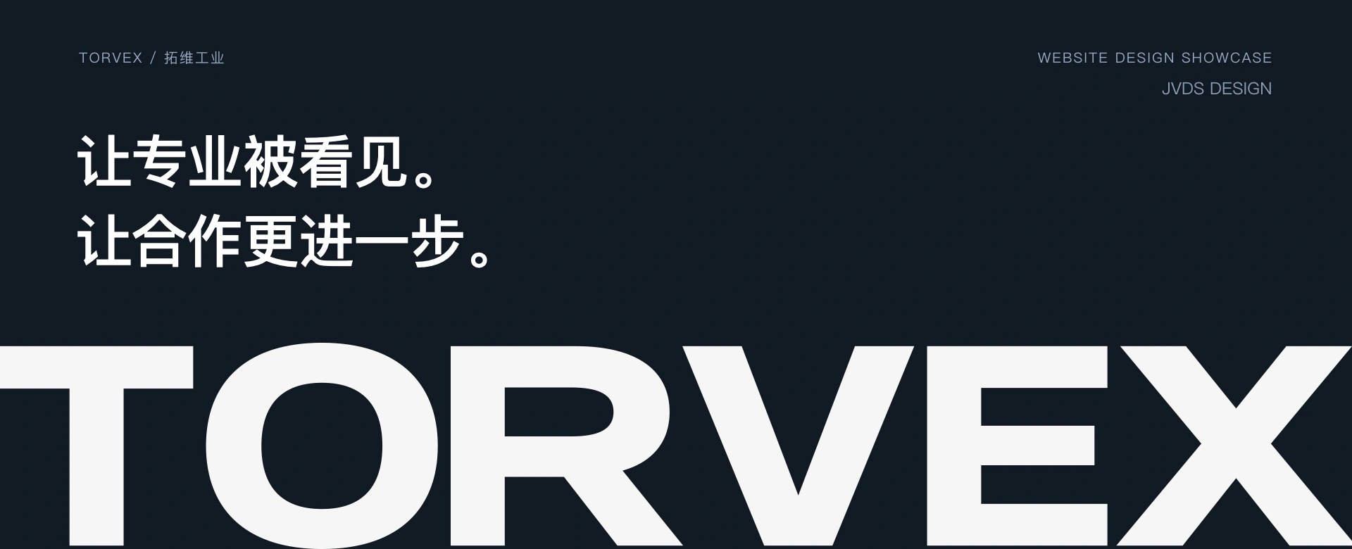 TORVEX 拓维工业企业官网设计